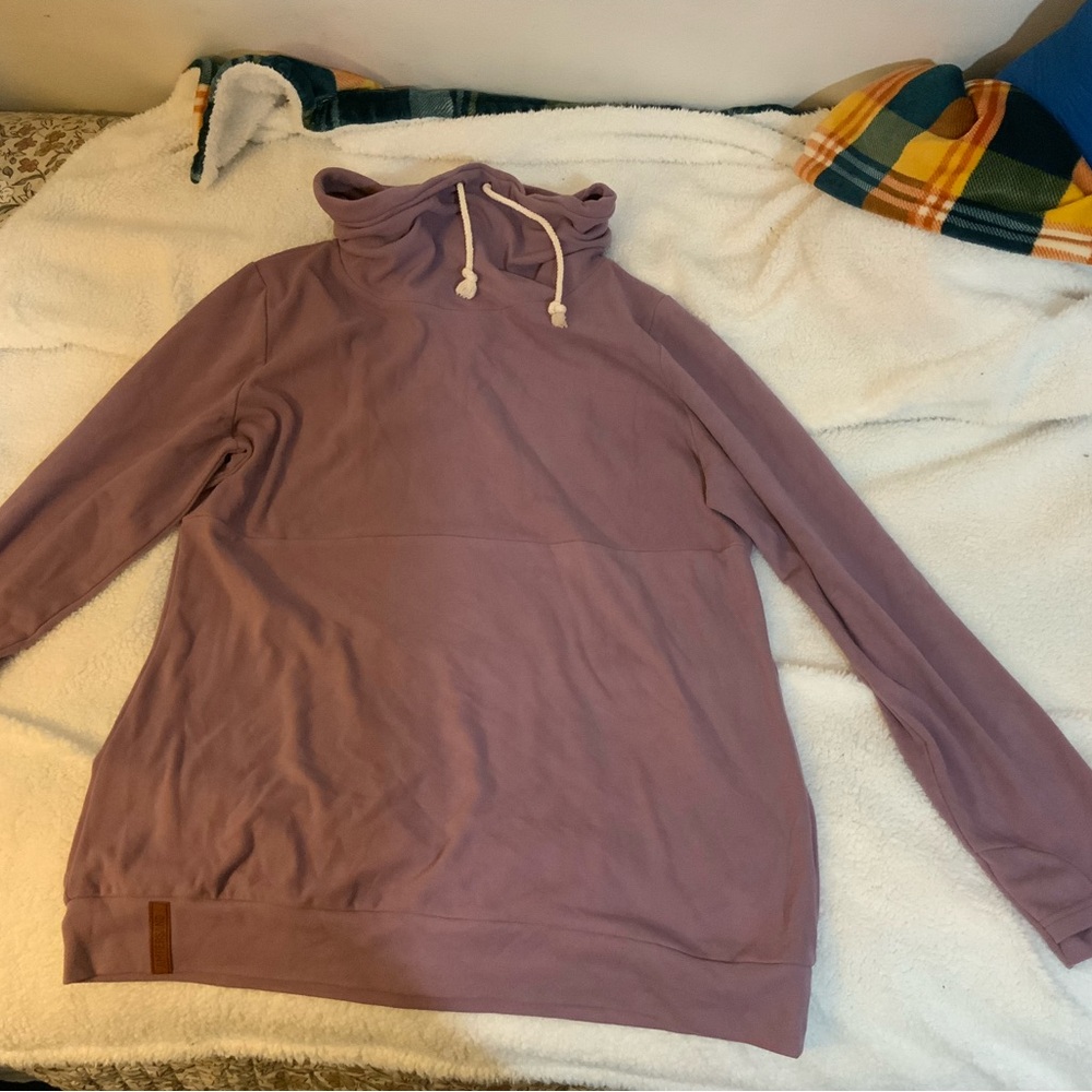 Ampersand & Cowl neck hoodie. EUC.